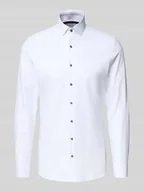 Koszule męskie - Koszula biznesowa o kroju Super Slim Fit z kołnierzykiem typu kent - miniaturka - grafika 1