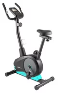 Rowery treningowe - Hop-Sport HS-2080 Spark czarno-turkusowy 46481 - miniaturka - grafika 1