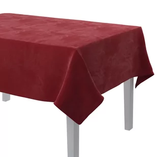 Dekoria Obrus prostokątny intensywna czerwień 130 × 130 cm Velvet - Obrusy i serwetki - miniaturka - grafika 1