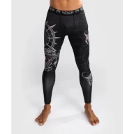 Kimona, stroje i obuwie - Venum Legginsy Kompresyjne Gladiator 5.0 Black/Silver - miniaturka - grafika 1