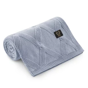 YOSOY Kocyk dla niemowlaka MAROCO jeans - Koce i narzuty dla dzieci - miniaturka - grafika 1