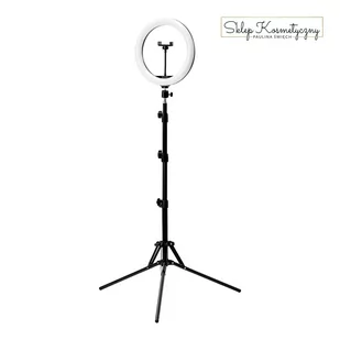 GLOW lampa pierścieniowa ring 10" RGB bsc ze statywem 10W - Lampy kosmetyczne - miniaturka - grafika 1