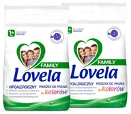 Środki do prania - Lovela Family, Zestaw Proszek Do Prania Kolor 2 x 2,1 kg (56 Prań) - miniaturka - grafika 1