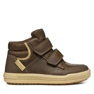 Buty dla chłopców - Sneakersy Geox J Arzach Boy J364AB 0MEFU C6244 S Brązowy - miniaturka - grafika 1
