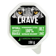Mokra karma dla psów - Crave Pasztet Z Jagnięciną I Wołowiną Dla Psa 150G - miniaturka - grafika 1