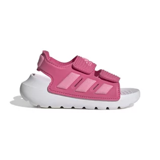 Buty dla dziewczynek - Sandały dziecięce adidas ALTASWIM 2.0 różowe ID0305 - grafika 1
