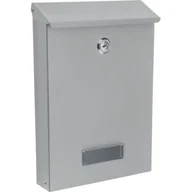 Skrzynki na listy - Skrzynka na listy SIENA C5 jasny szary - miniaturka - grafika 1