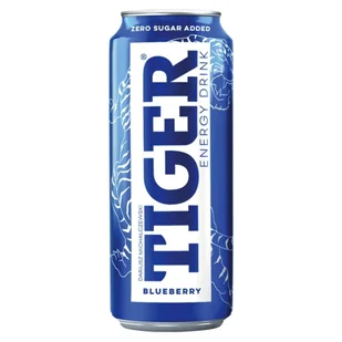 Tiger Blueberry Gazowany owocowy napój energetyzujący 500 ml - Napoje energetyczne i izotoniczne - miniaturka - grafika 1