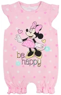 Rampersy - Różowy rampers z kolorowym wzorem Myszki Minnie 3-6 m 68 cm - miniaturka - grafika 1