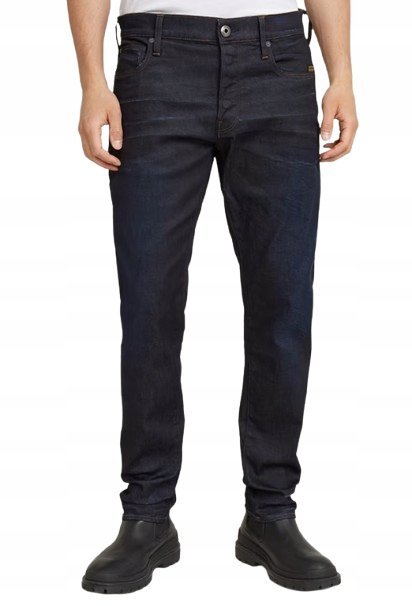 G-STAR RAW SPODNIE JEANSOWE MĘSKIE GRANATOWE DŁUGIE 33/34 1JQA