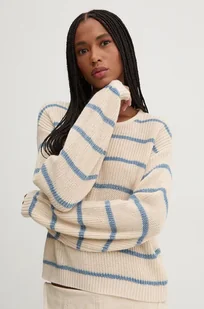 Billabong sweter Changing Tides damski kolor beżowy  ABJSW00178 - Swetry damskie - miniaturka - grafika 1