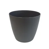 Donice - Doniczka Ella 13 cm antracyt mat - miniaturka - grafika 1