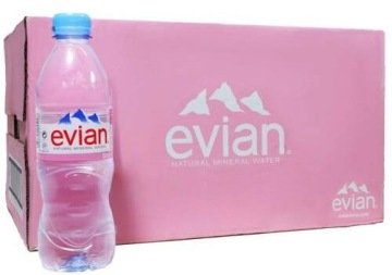 Evian Źródlana Woda Mineralna Alkaliczna 24x0,5l