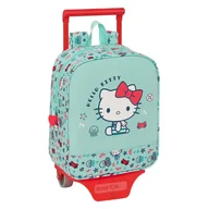 Plecaki szkolne i tornistry - Plecak szkolny na kółkach Hello Kitty Sea lovers turkusowy 22 x 27 x 10 cm - miniaturka - grafika 1
