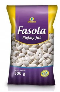 Lewiatan Fasola Piękny Jaś 500g - Źródło Białka Roślinnego - Ziarna i nasiona roślin strączkowych - miniaturka - grafika 1