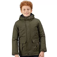 Kurtki i płaszcze dla chłopców - Regatta Dziecięca kurtka Bardron uniseks, Ciemne khaki, 11 Lata - miniaturka - grafika 1