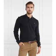 Koszule męskie - Napapijri Polo EALIS LS | Regular Fit - miniaturka - grafika 1