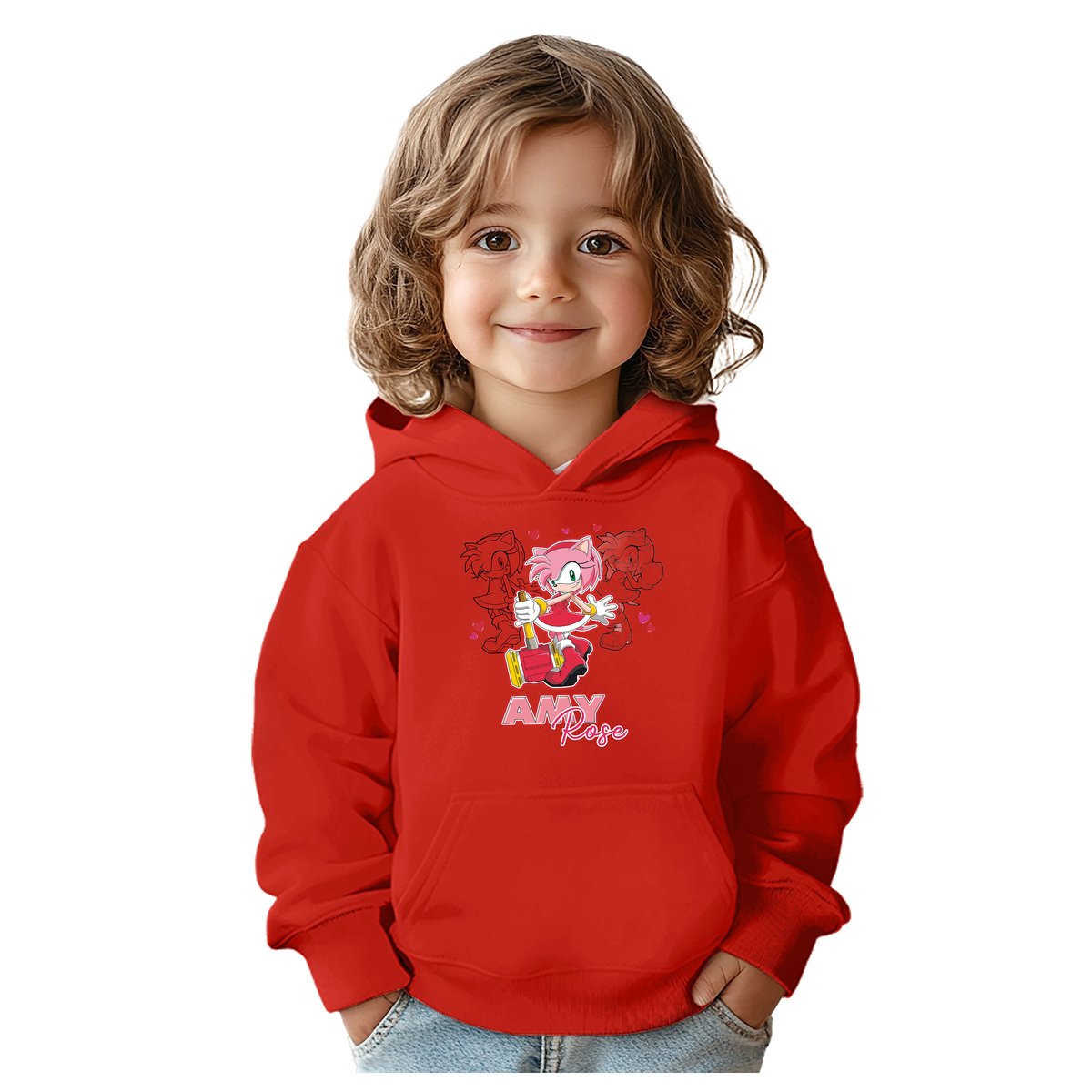 BLUZA DZIECIĘCA SONIC 122-128 CHŁOPIĘCA DZIEWCZĘCA PREZENT