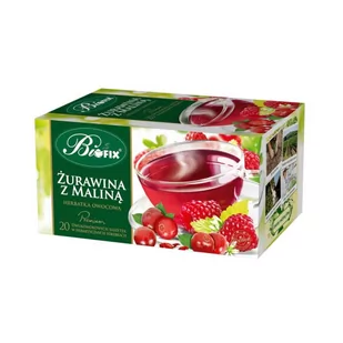 Bifix Herbata ekspresowa żurawina/malina 20t - Herbata - miniaturka - grafika 1