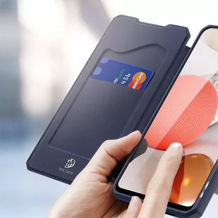 Dux Ducis Skin X kabura etui pokrowiec z klapką Samsung Galaxy A42 5G niebieski - Etui i futerały do telefonów - miniaturka - grafika 4