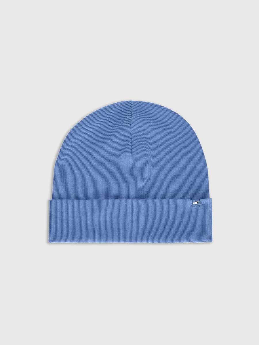 Czapka sezonowa typu banie unisex niebieska 4F Niebieski One Size