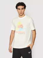 Koszulki i topy damskie - Reebok T-Shirt Unisex Classics Graphic GN3670 Biały Regular Fit - miniaturka - grafika 1