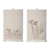 Ściereczki, gąbki, czyściki - Bawełniane ścierki zestaw 2 szt. 45x70 cm Bea – Bloomingville - miniaturka - grafika 1