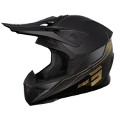 Kaski motocyklowe - Kask Cross Shot Pulse Edge Fluo ZłotyXS - miniaturka - grafika 1