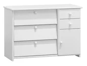 Szafki na buty - Szafka na buty sosnowa nr14 biała - miniaturka - grafika 1