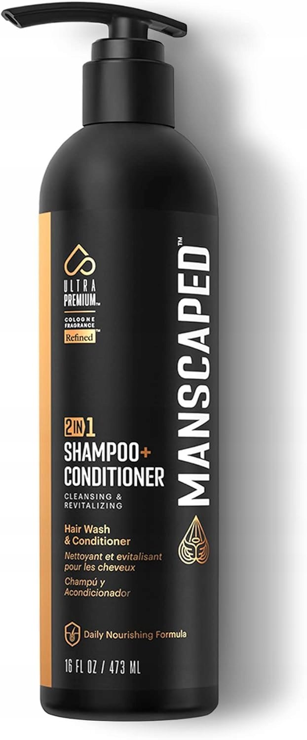 Szampon Pielęgnacyjny Odżywka Do Włosów Woda Kokosowa 473ML Manscaped 2W1