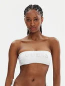 Stroje kąpielowe - Guess Góra od bikini E5GJ56 LY00K Biały - miniaturka - grafika 1