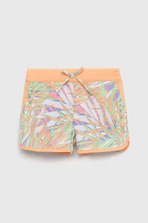 Spodnie i spodenki dla dziewczynek - Columbia szorty dziecięce Sandy Shores Boardshort kolor pomarańczowy wzorzyste - grafika 1