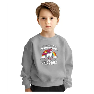 BLUZA DZIECIĘCA JEDNOROŻEC UNICORN 122-128 DLA CHŁOPCA DZIEWCZYNKI - Bluzy dla dziewczynek BLUZA DZIECIĘCA JEDNOROŻEC UNICORN 122-128 DLA CHŁOPCA DZIEWCZYNKI - Bluzy dla dziewczynek - miniaturka - grafika 1