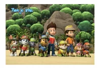 Puzzle - Puzzle ŚWIĄTECZNE PSI PATROL PIESKI A3 252 el z Nadrukiem +IMIĘ Pudełko 2 - miniaturka - grafika 1