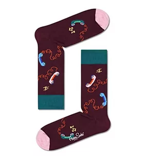 Happy Socks Stay In Touch Sock, Skarpety dla kobiet i mężczyzn, Rosa-Zielony-Pomarańczowy-Niebieski-Żółty (36-40) - Skarpetki męskie - miniaturka - grafika 1