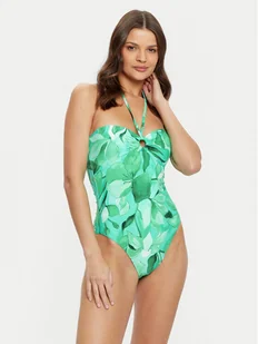 Seafolly Strój kąpielowy Secret Garden 11124-220 Zielony - Stroje kąpielowe - miniaturka - grafika 1