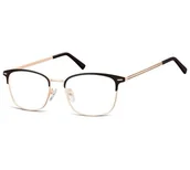 Okulary korekcyjne, oprawki, szkła - Damska oprawa korekcyjna metalowa - miniaturka - grafika 1