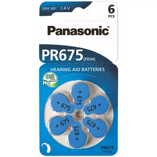 Panasonic Baterie do aparatów słuchowych 675 6 sztuk PR675 - Baterie i akcesoria - miniaturka - grafika 2