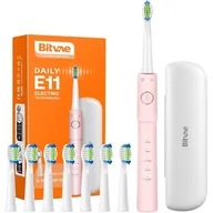 Szczoteczki elektryczne - Szczoteczka soniczna do zębów z zestawem końcówek i etui Bitvae BV E11 Pink (różowa) - miniaturka - grafika 1