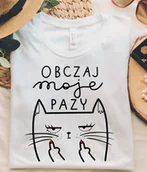 Koszulki i topy damskie - śmieszna koszulka dla kosmetyczki, śmieszna koszulka dla koleżanki - miniaturka - grafika 1