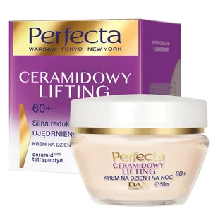 Perfecta Ceramidowy Lifting krem na dzień i na noc 60+ 50ml - Kremy do twarzy - miniaturka - grafika 1