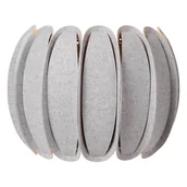 Lampy ścienne - Sypialniany kinkiet ścienny Spencer 34245/01/36 Lucide filc szary - miniaturka - grafika 1