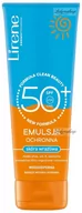 Balsamy i kremy do opalania - Lirene - Emulsja ochronna - Skóra wrażliwa - SPF50+ - 120 ml - miniaturka - grafika 1