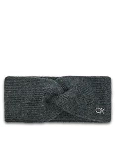 Calvin Klein Opaska materiałowa Chunky K60K612872 Czarny - Apaszki i szaliki damskie - miniaturka - grafika 1