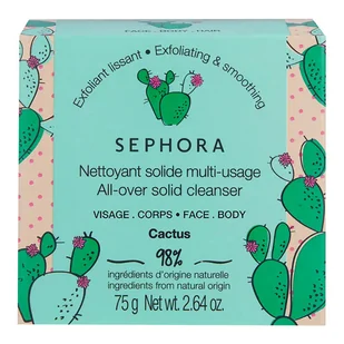 Mydło Naturalne W kostce Cactus Sephora Collection 75g - Mydła - miniaturka - grafika 1