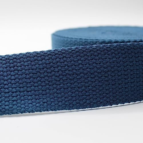 Leduc 3 metry pasek bawełniany uchwyt na bagaż torba pasek na ramię uprząż plecak wyroby skórzane wysokiej jakości niebieski (86) 4cm