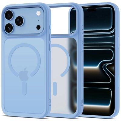 Etui TECH-PROTECT MagMat MagSafe CC do Apple iPhone 17 Pro Max/18 Pro Max Jasnoniebieski
