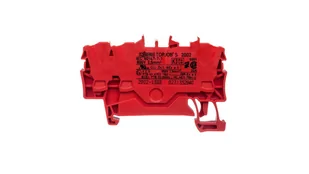 WAGO Terminal przepustowy WAGO 5.20 mm Sprężynowe czerwony 2002-1303 100 szt 2002-1303 - Kostki, złączki, wtyczki - miniaturka - grafika 1