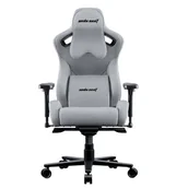 Fotele gamingowe - Fotel gamingowy Anda Seat Kaiser 2 XL Pro materiałowy szary obrotowy - miniaturka - grafika 1