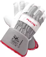 Rękawice robocze - Reis Rękawice ochronne wykonane ze skóry koziej rozm.11 RAWGERMANIA11 - miniaturka - grafika 1